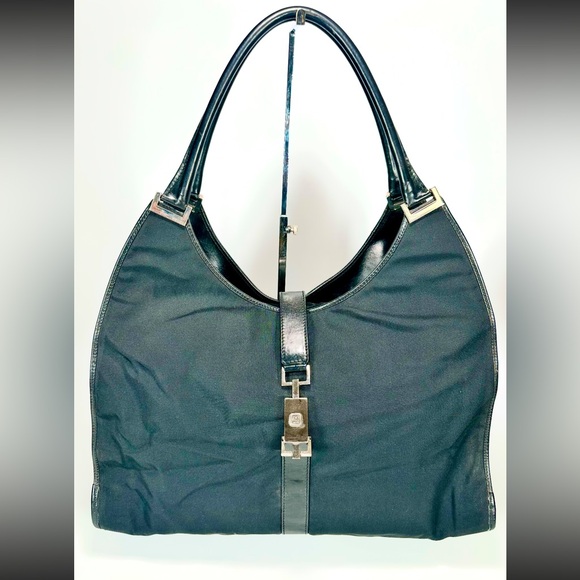 GUCCI Vintage Black Jackie O Style Shoulder Bag - Picture 2 of 14